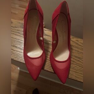 Jessica Simpson Mesh Heels